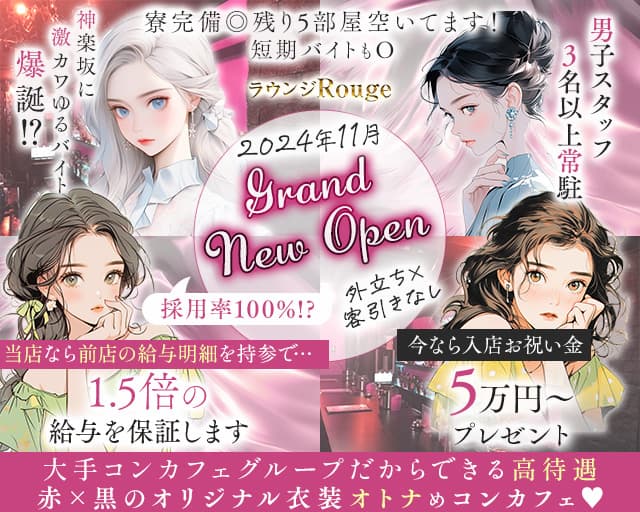 コンセプトラウンジRouge（ルージュ） 新宿駅コンカフェ求人・バイト TOP画像