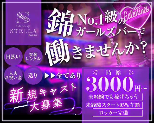 Girls Lounge STELLA（ステラ） 錦コンカフェ求人・バイト TOP画像
