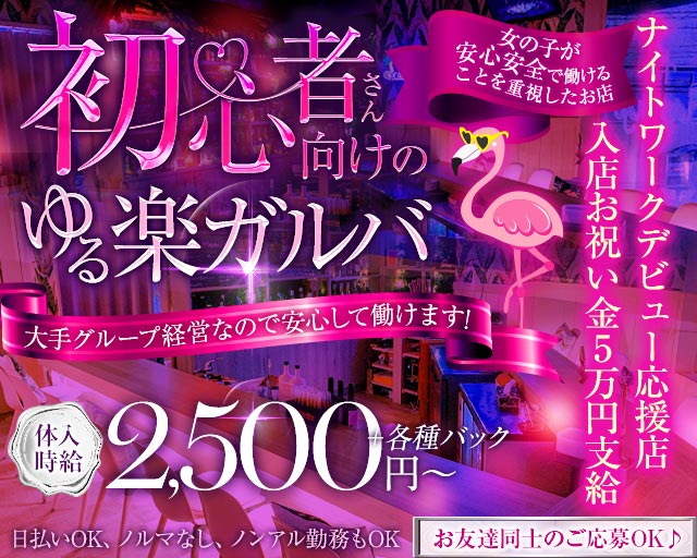 Tropical Paradise Bar Flamingo（フラミンゴ） 天文館コンカフェ求人・バイト TOP画像