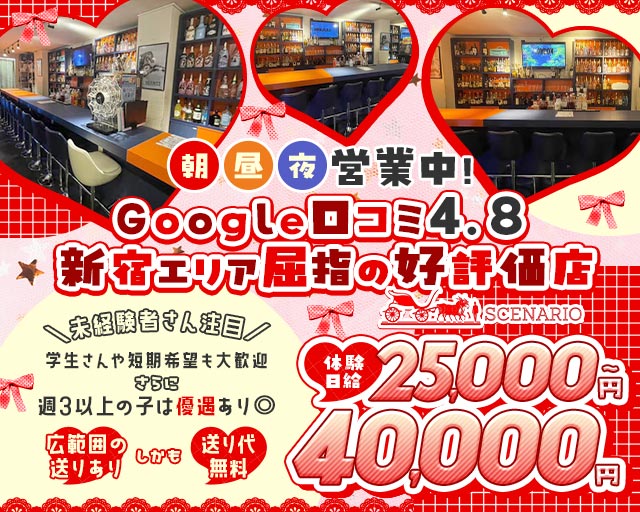 【西新宿】朝・昼・夜 Girls Bar SCENARIO（シナリオ）