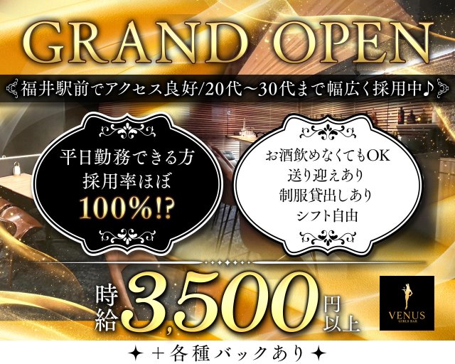 VENUS（ヴィーナス） 福井駅コンカフェ求人・バイト TOP画像