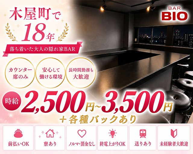 BIO（ビオ） 木屋町コンカフェ求人・バイト TOP画像