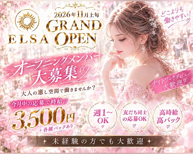 ELSA（エルサ） 都町コンカフェ求人・バイト TOP画像