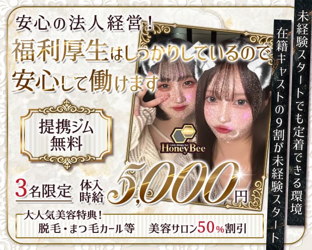 Girls bar Honey Bee (ハニービー) 静岡駅コンカフェ求人・バイト TOP画像